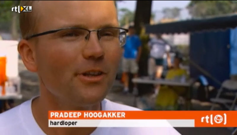 RTL Nieuws does a story on Pradeep Hoogakker: 5000 kilometer rondjes rennen