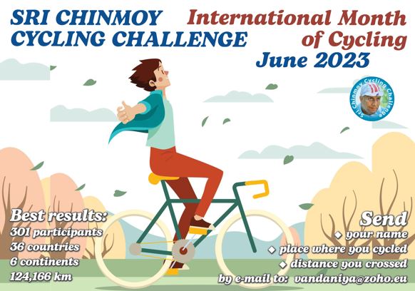 Sri Chinmoy Cycling Challenge - June 2023