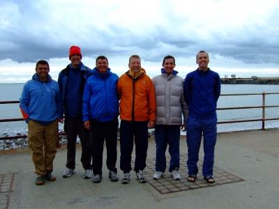 Men's relay team completes Channel Swim