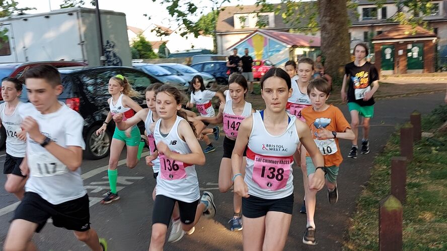 Results for Bristol 1 mile & 2 mile race 13 June 2023