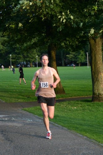 Result Self Transcendence 5k race, Wednesday 5 September 2012, the Meadows, Edinburgh