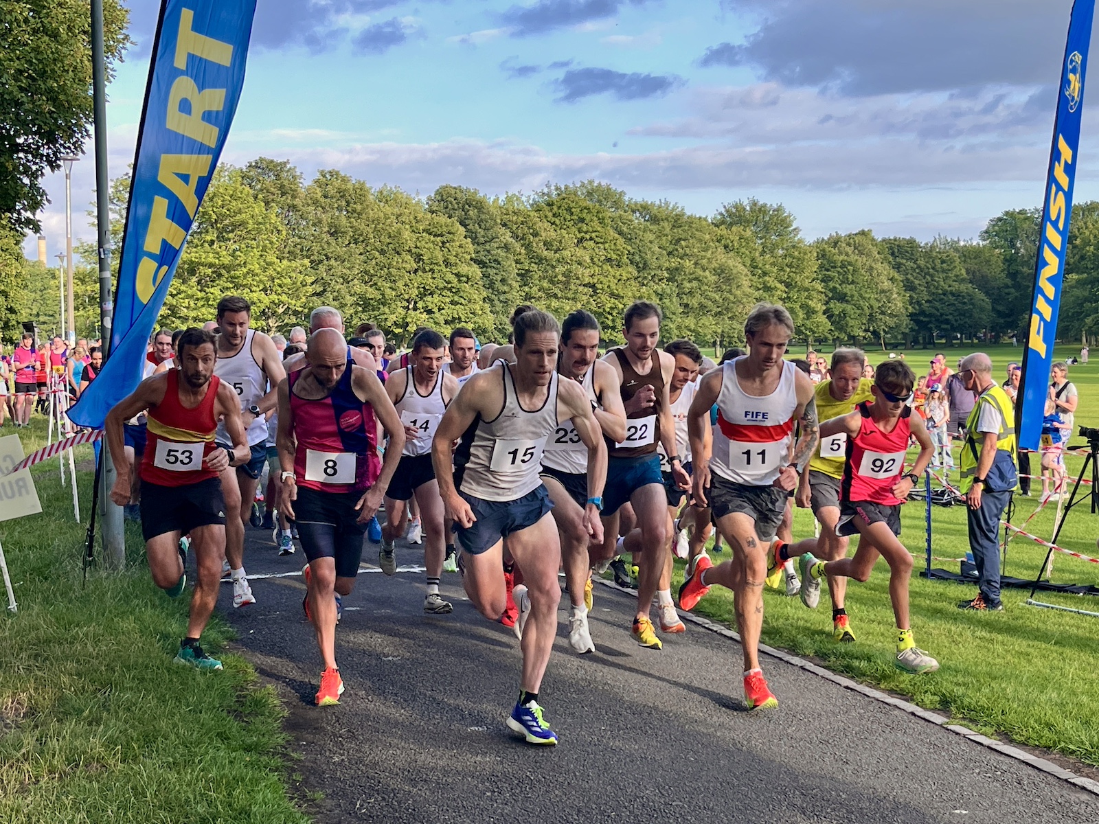 Sri Chinmoy 3 x 1 mile relay Results Wednesday 23 July 2025