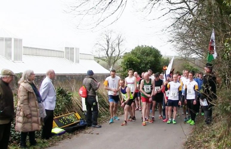 Peace Run 5k in Welsh National Botanic Garden: video